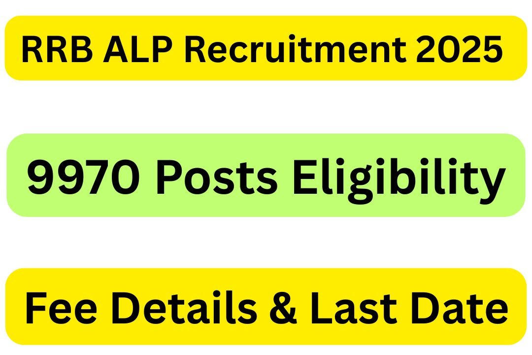 RRB ALP Recruitment 2025